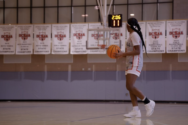 Several girls bound for the Varsity Basketball team come together a few times each week to prepare themselves for the upcoming winter season.